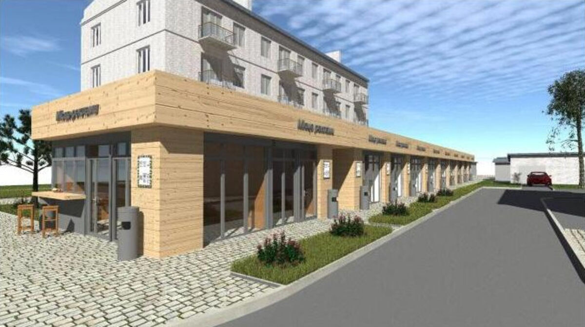 Торговельний комплекс у Запоріжжі після реконструкції — візуалізація проєкту